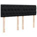 Pat box spring cu saltea, negru, 160x200 cm, catifea - WALTI WALTI