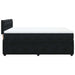 Pat box spring cu saltea, negru, 160x200 cm, catifea - WALTI WALTI