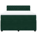 Pat box spring cu saltea, verde închis, 160x200 cm, catifea - WALTI WALTI