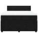 Pat box spring cu saltea, negru, 160x200 cm, catifea - WALTI WALTI
