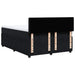 Pat box spring cu saltea, negru, 160x200 cm, catifea - WALTI WALTI