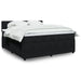 Pat box spring cu saltea, negru, 180x200 cm, catifea - WALTI WALTI