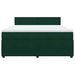 Pat box spring cu saltea, verde închis, 180x200 cm, catifea - WALTI WALTI