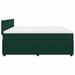 Pat box spring cu saltea, verde închis, 180x200 cm, catifea - WALTI WALTI