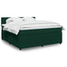 Pat box spring cu saltea, verde închis, 180x200 cm, catifea - WALTI WALTI