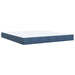 Pat box spring cu saltea, albastru, 180x200 cm, catifea - WALTI WALTI