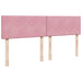 Pat box spring cu saltea, roz, 180x200 cm, catifea - WALTI WALTI