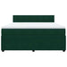 Pat box spring cu saltea, verde închis, 180x200 cm, catifea - WALTI WALTI