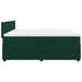 Pat box spring cu saltea, verde închis, 180x200 cm, catifea - WALTI WALTI