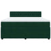 Pat box spring cu saltea, verde închis, 180x200 cm, catifea - WALTI WALTI