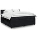 Pat box spring cu saltea, negru, 180x200 cm, catifea - WALTI WALTI