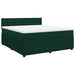 Pat box spring cu saltea, verde închis, 180x200 cm, catifea - WALTI WALTI