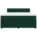 Pat box spring cu saltea, verde închis, 180x200 cm, catifea - WALTI WALTI