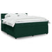 Pat box spring cu saltea, verde închis, 180x200 cm, catifea - WALTI WALTI