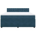 Pat box spring cu saltea, albastru, 180x200 cm, catifea - WALTI WALTI