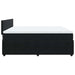 Pat box spring cu saltea, negru, 200x200 cm, catifea - WALTI WALTI