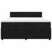 Pat box spring cu saltea, negru, 200x200 cm, catifea - WALTI WALTI