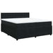Pat box spring cu saltea, negru, 200x200 cm, catifea - WALTI WALTI