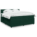 Pat box spring cu saltea, verde închis, 200x200 cm, catifea - WALTI WALTI