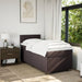Pat box spring cu saltea, maro închis, 90x190 cm, textil - WALTI WALTI