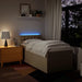 Pat box spring cu saltea, crem, 90x190 cm, textil - WALTI WALTI