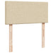 Pat box spring cu saltea, crem, 100x200 cm, textil - WALTI WALTI