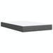 Pat box spring cu saltea, gri închis, 100x200 cm, textil - WALTI WALTI