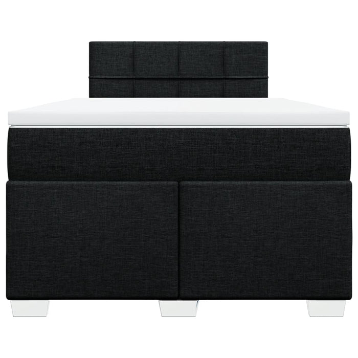 Pat box spring cu saltea, negru, 120x190 cm, catifea - WALTI WALTI