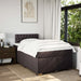 Pat box spring cu saltea, maro închis, 120x190 cm, textil - WALTI WALTI