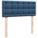 Pat box spring cu saltea, albastru, 120x190 cm, material textil - WALTI WALTI