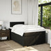 Pat box spring cu saltea, negru, 120x200 cm, textil - WALTI WALTI