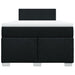 Pat box spring cu saltea, negru, 120x200 cm, textil - WALTI WALTI