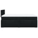 Pat box spring cu saltea, negru, 120x200 cm, textil - WALTI WALTI