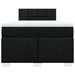 Pat box spring cu saltea, negru, 120x200 cm, textil - WALTI WALTI