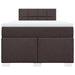 Pat box spring cu saltea, maro închis, 120x200 cm, textil - WALTI WALTI