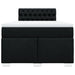 Pat box spring cu saltea, negru, 120x200 cm, textil - WALTI WALTI