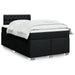 Pat box spring cu saltea, negru, 120x200 cm, textil - WALTI WALTI