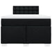 Pat box spring cu saltea, negru, 120x200 cm, textil - WALTI WALTI