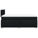 Pat box spring cu saltea, negru, 120x200 cm, textil - WALTI WALTI
