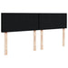 Pat box spring cu saltea, negru, 140x190 cm, textil - WALTI WALTI