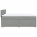 Pat continental, gri deschis, 140x200 cm, material textil - WALTI WALTI