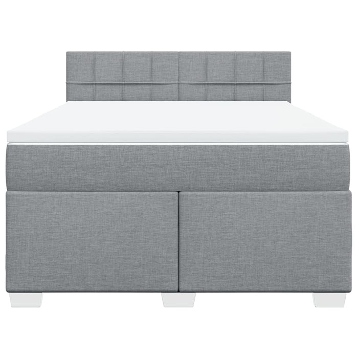 Pat continental, gri deschis, 140x200 cm, material textil - WALTI WALTI