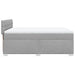 Pat continental, gri deschis, 140x200 cm, material textil - WALTI WALTI