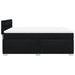 Pat box spring cu saltea, negru, 140x200 cm, textil - WALTI WALTI