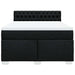 Pat box spring cu saltea, negru, 160x200 cm, textil - WALTI WALTI
