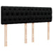 Pat box spring cu saltea, negru, 160x200 cm, textil - WALTI WALTI
