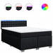 Pat box spring cu saltea, negru, 160x200 cm, textil - WALTI WALTI