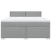 Pat continental, gri deschis, 180x200 cm, material textil - WALTI WALTI