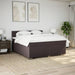 Pat continental cu saltea maro închis 180x200cm material textil - WALTI WALTI