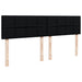 Pat box spring cu saltea, negru, 180x200 cm, catifea - WALTI WALTI